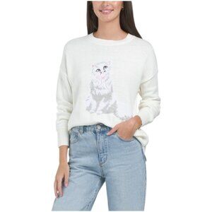 INCERELY JULES Cat Pullover Sweater